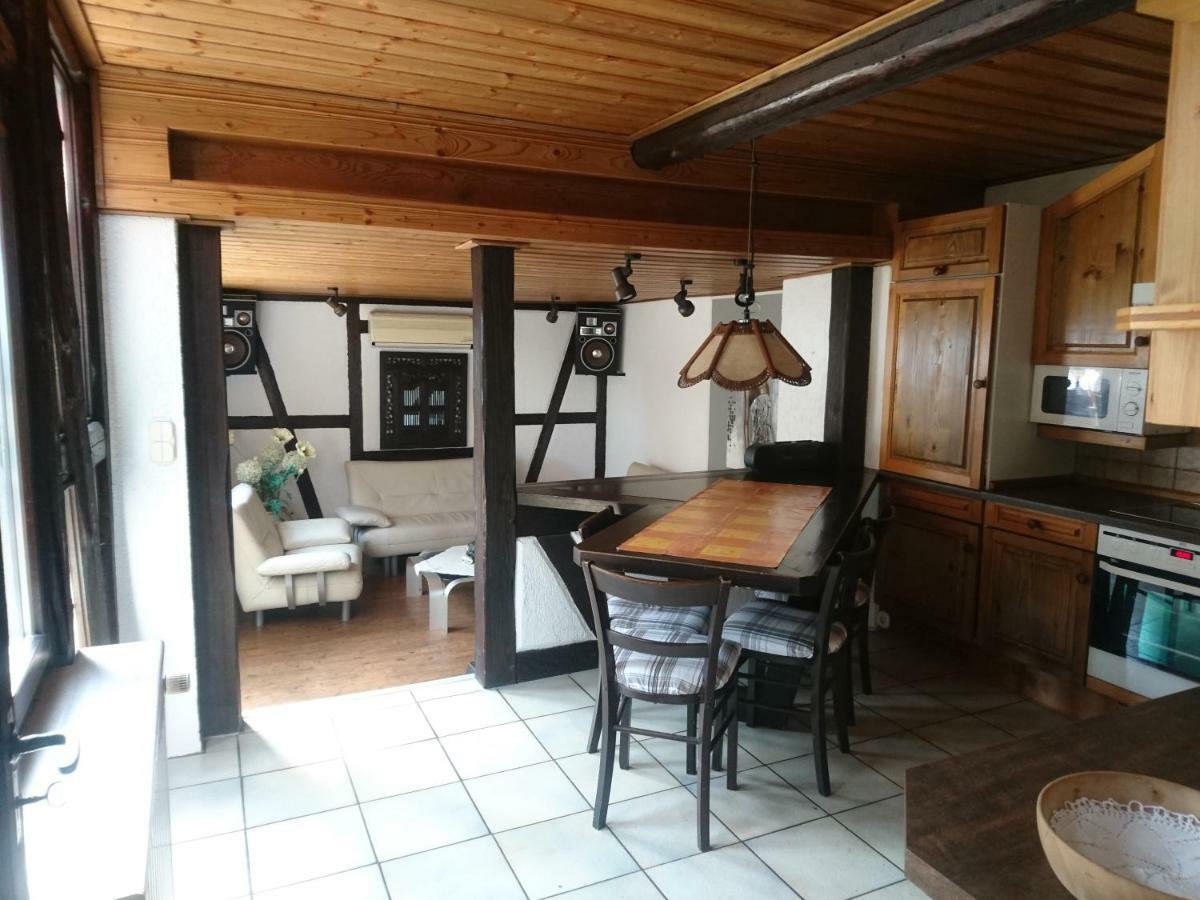 شقة Fachwerkhaus In D 63667 Nidda Fuer 8 Bis 12 Personen المظهر الخارجي الصورة